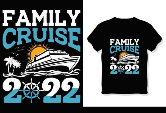Family Cruise 2022 Summer T-Shirt: A Versatile Design for Creative Projects