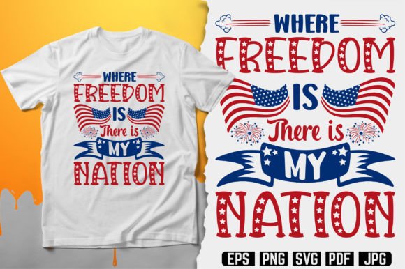 Fourth of July Typography T-Shirt Design: A Creative Guide for Custom Merchandise