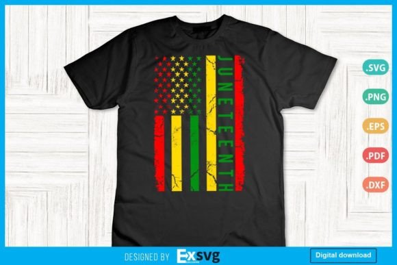 Juneteenth American Flag Black Pride