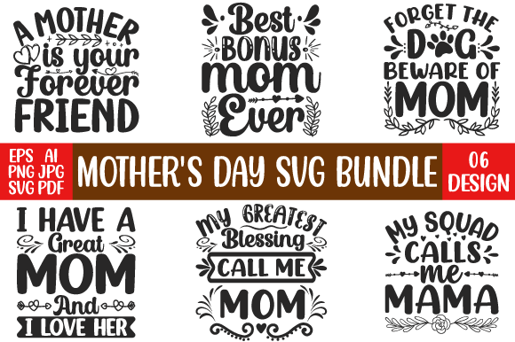 Mother's Day SVG Design Bundle