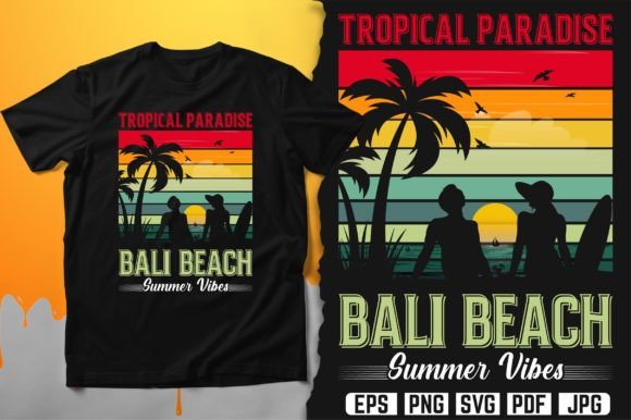 Tropical Paradise Bali Beach Summer Vibe